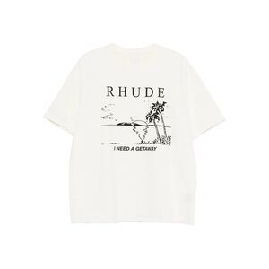 Rhude Neutrals T-Shirts & Vests - T-Shirts Men